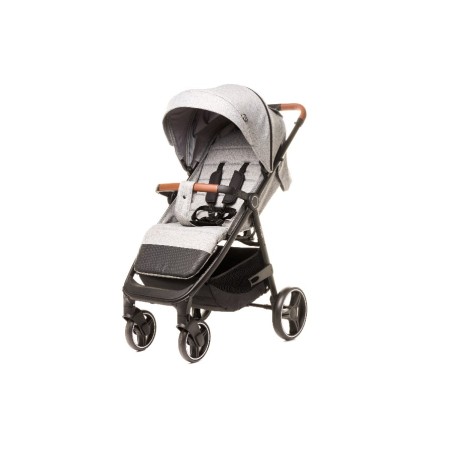 4 BABY Wózek spacerowy STINGER XXIV MELANGE LIGHT GREY