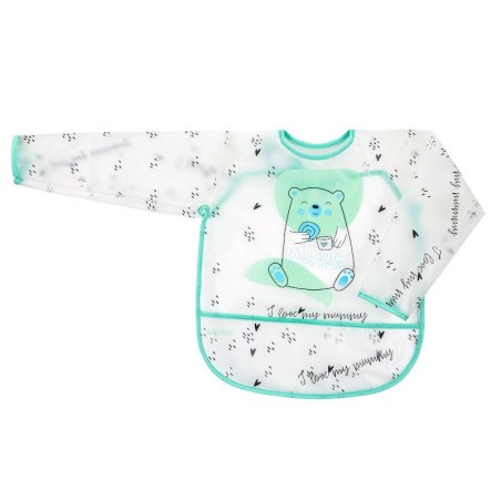 AKUKU A0518 Śliniak z rękawkiem MISIO