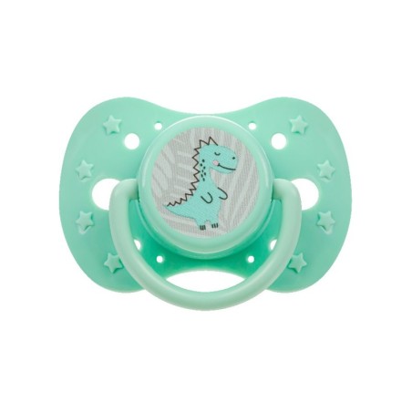 AKUKU A0588 Smoczek uspokajający 6-12m DINO