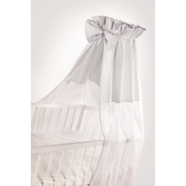 ALBERO MIO Baldachim uniwersalny z kokardą popiel