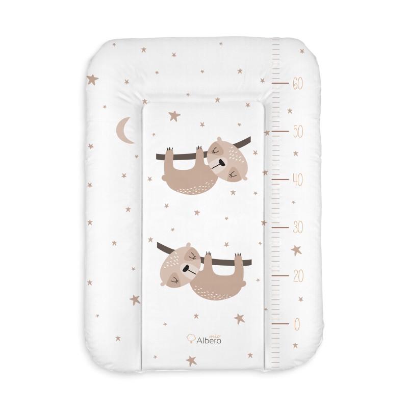 ALBERO MIO Mata do przewijania niemowląt 70x50 432 Leniwce (włóknina)