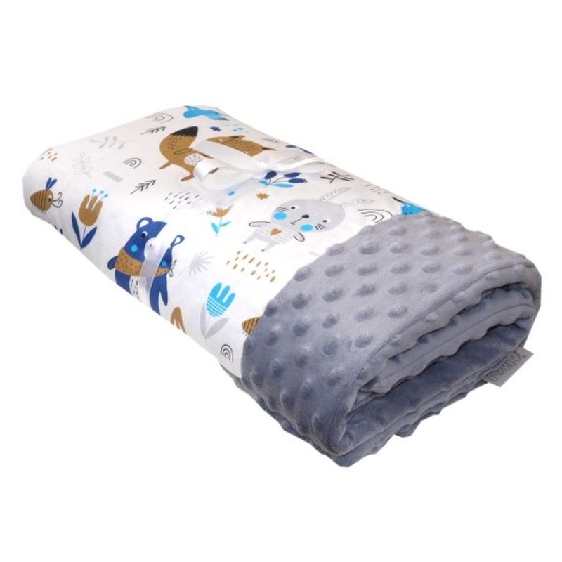 AMY 81974 Poduszka M.MIŚ SZALIK 40X30 Minky c.szare