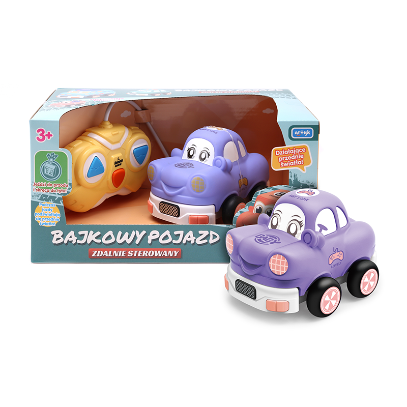 ARTYK 132513 Bajkowy pojazd zdalnie sterowany fioletowy
