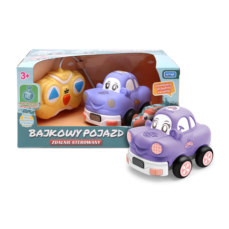 ARTYK 132513 Bajkowy pojazd zdalnie sterowany fioletowy