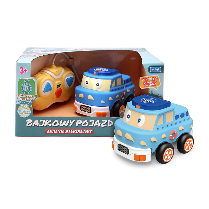 ARTYK 132544 Bajkowy pojazd zdalnie sterowany niebieski