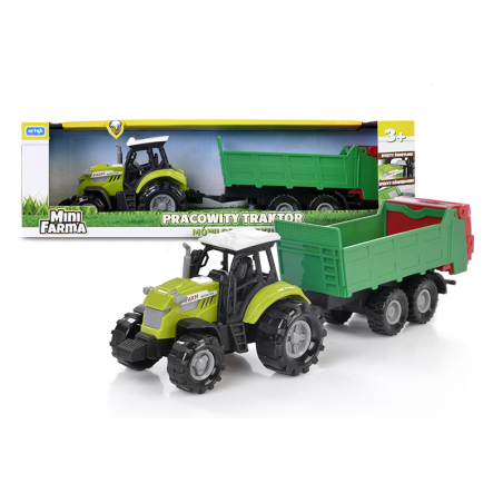 ARTYK 132926 MINI FARMA Traktor z przyczepą