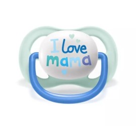 AVENT SCF080/01 Smoczek Ultra Air Happy 0-6M chłopiec I love mama/łódka