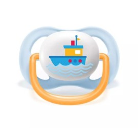 AVENT SCF080/01 Smoczek Ultra Air Happy 0-6M chłopiec I love mama/łódka