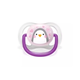 AVENT SCF080/06 Smoczek Ultra Air Animals 0-6M dziewczynka ptaszek/pingwin