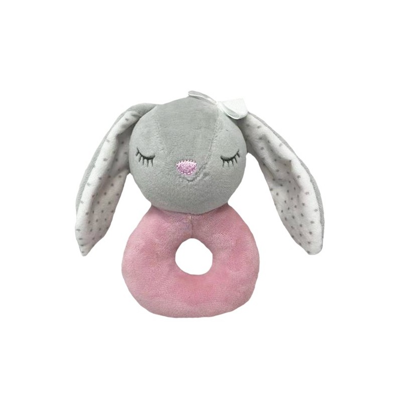 AXIOM 9315 Grzechotka Króliczek szary 18 cm