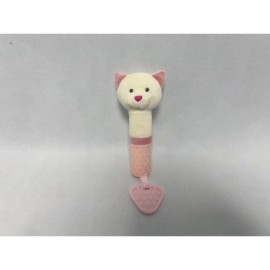 AXIOM 9425 Zabawka z dźwiękiem Miś różowy z serduszkowym noskiem 17 cm