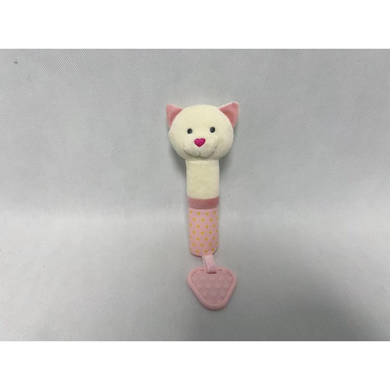 AXIOM 9425 Zabawka z dźwiękiem Miś różowy z serduszkowym noskiem 17 cm