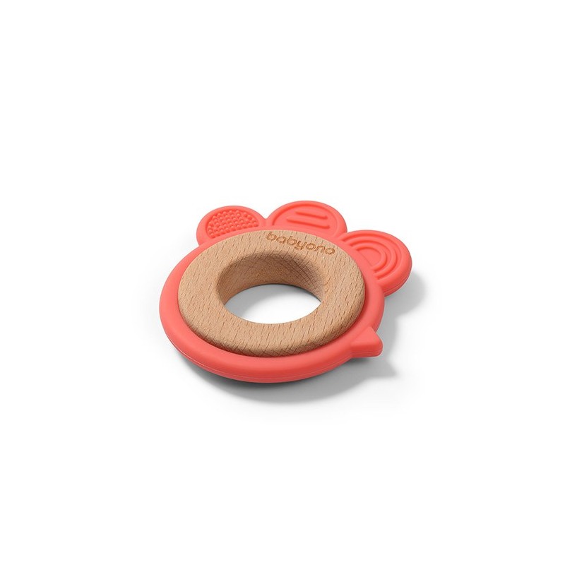 B.O.1075/03 Gryzak drewniany silikonowy HEN