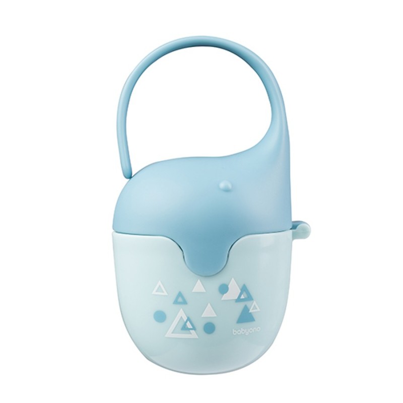 B.O.529/02 Pojemnik na smoczek Słonik niebieski TAKE CARE