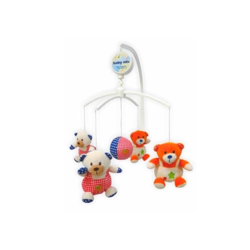 BABY MIX TK/362M Karuzela pluszowa Miś 14309