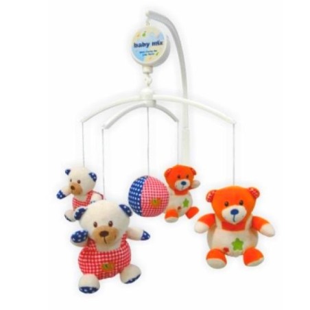 BABY MIX TK/362M Karuzela pluszowa Miś 14309