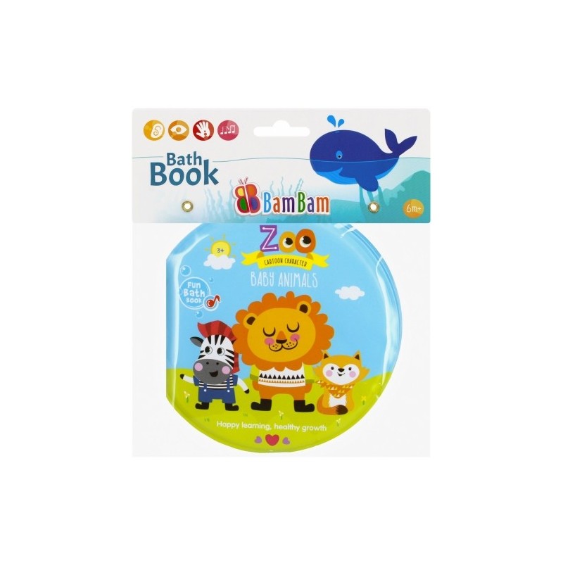 BAM BAM 432478 Książeczka do kąpieli zoo