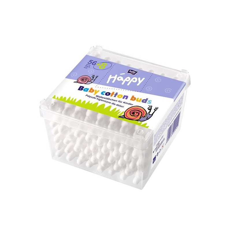 BELLA HAPPY Patyczki papierowe higieniczne 64 szt