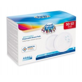 CANPOL 1/652 Wkładki laktacyjne z paskiem samoprzylepnym 60szt