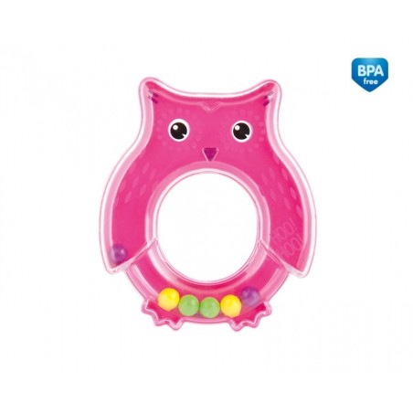 CANPOL 2/187 Grzechotka Sowa różowa