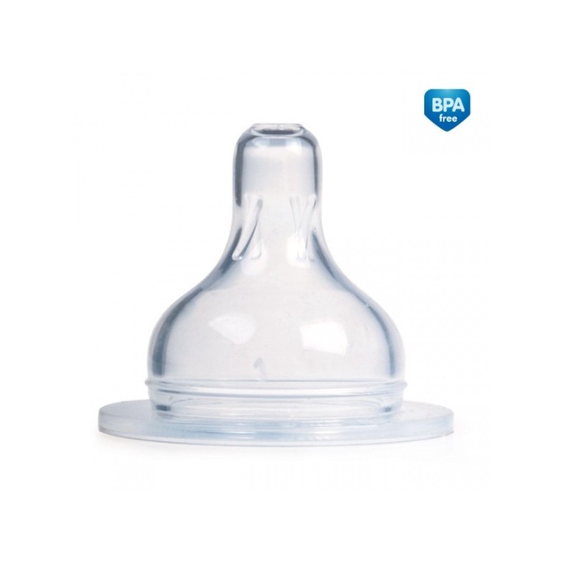 CANPOL 21/719 Smoczek do butelek szerokootworowych EasyStart silikon mini 1szt