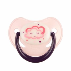 CANPOL 22/500 Smoczek uspokajający silikonowy anatomiczny 0-6m-cy NIGHT DREAMS