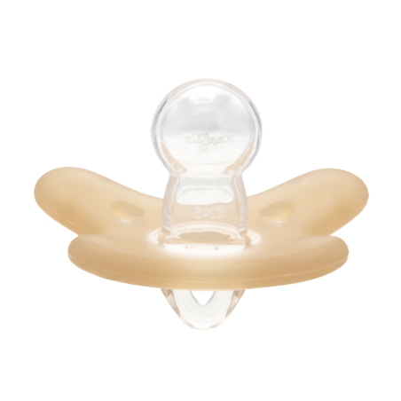 CANPOL 24/001 Smoczek 100% silikonowy 0-6m symetryczny 1szt. pomarańczowy