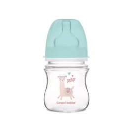 CANPOL 35/220 Butelka szerokootworowa antykolkowa EasyStart Exotic 120ml zielona