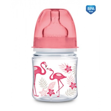 CANPOL 35/226 Butelka szeroka antykolkowa 120ml PP EasyStart Jungle /koral