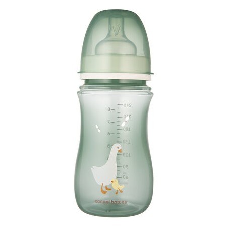 CANPOL 35/245 Butelka antykolkowa PP 240 ml  Easy Stars GOOSE