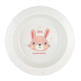 CANPOL 4/412 Miska plastikowa dla dziecka 270ml Cute Animals pink 2