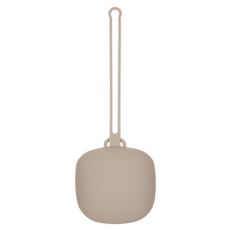 CANPOL 51/402 Silikonowe etui na smoczek beżowe