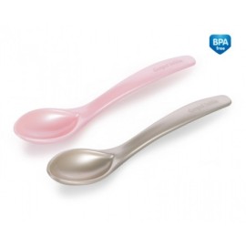 CANPOL 59/582 Zestaw łyżeczek 2 szt. różowe