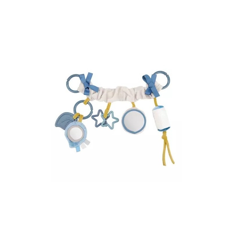 CANPOL 68/072 Zawieszka do wózka/ fotelika PASTEL FRIENDS szara