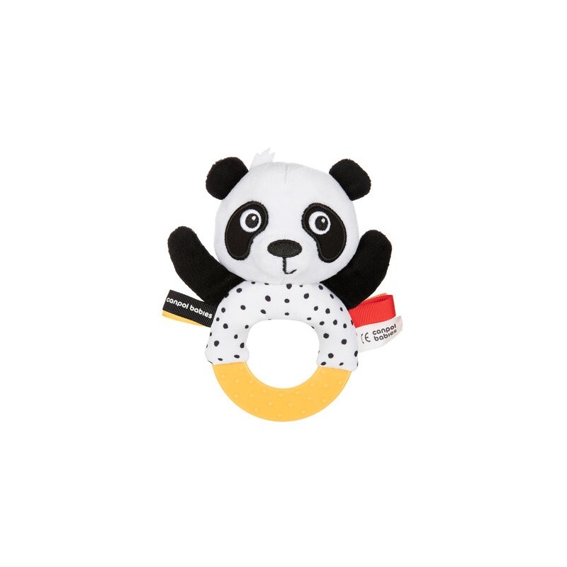 CANPOL 68/086 Sensoryczna zabawka z gryzakiem i grzechotką BabiesBoo
