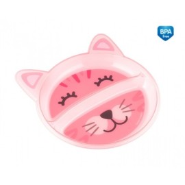 CANPOL 74/005 Talerz z podziałką Zwierzątka