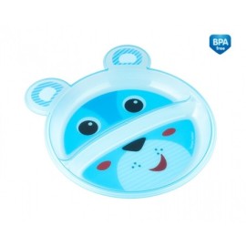 CANPOL 74/005 Talerz z podziałką Zwierzątka