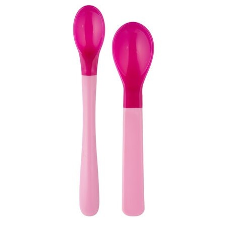 CANPOL 9/581 Zestaw magicznych łyżeczek zmieniających kolor 2 szt róż