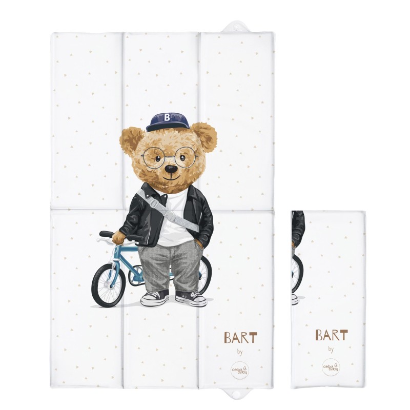 CEBA 307-132-686 Składana mata do przewijania duża 50x80 Fluffy Puffy Bart