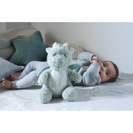 CLOUD B CLTT-7701 Szumiący Smok z czujnikiem ruchu i pozytywką zielony