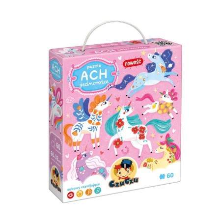 CZUCZU 7444280 Puzzle 60 el. Ach Jednorożce