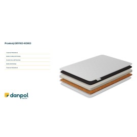 DANPOL Materac gryko-kokos 140x70x9 T18