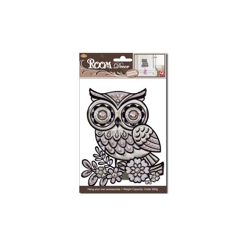 Dekoracje ścienne - WIESZAK SOWA SLK-0909