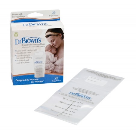 Dr.Browns S4005 Woreczki do przechowywania pokarmu 25 szt.