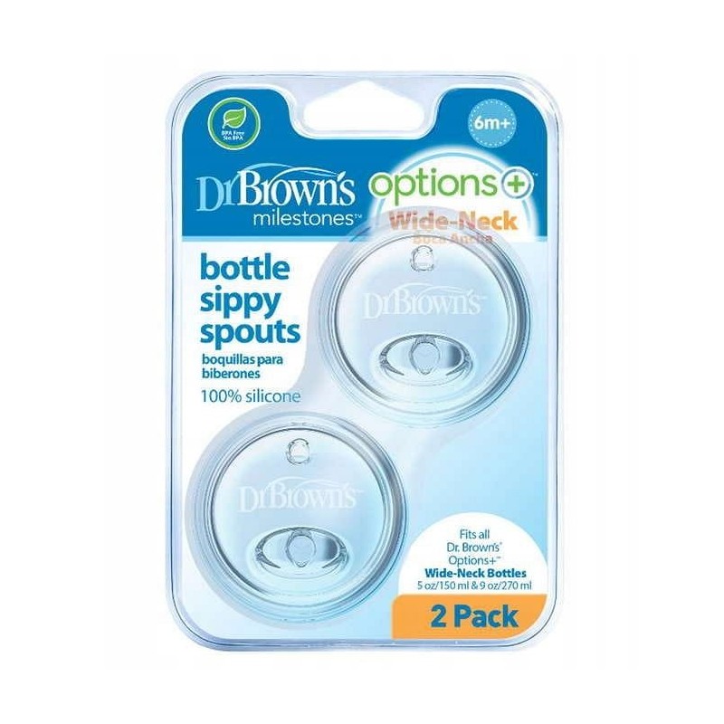 Dr.Browns WR200 Ustnik silikonowy niekapek do butelki szerokiej