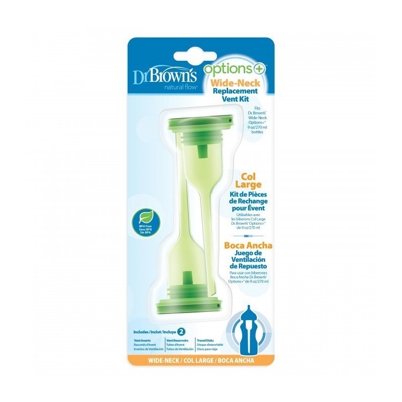 Dr.Browns WR201 Komplet części zamiennych do butelki szeroka szyjka 270 ml OPTIONS+