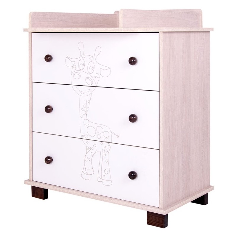 DREWEX Komoda ŻYRAFA dąb santana