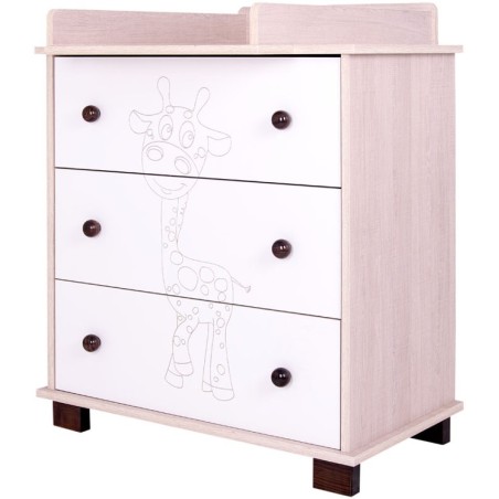 DREWEX Komoda ŻYRAFA dąb santana