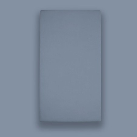 FIKI MIKI Prześcieradło BAMBUS 120x60 niebieskie