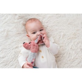 HENCZ 314 Jamiś piszczek z gryzakiem pastel róż